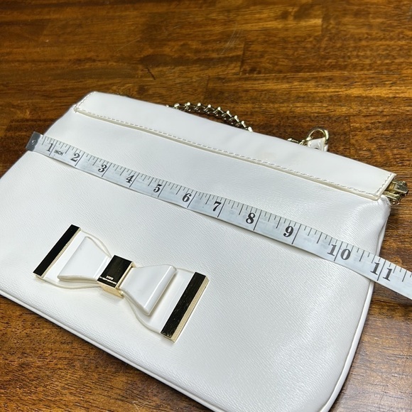 Lulu by Lulu Guinness luxury hand bag gold tone hardware shoulder evening wear - Picture 8 of 13